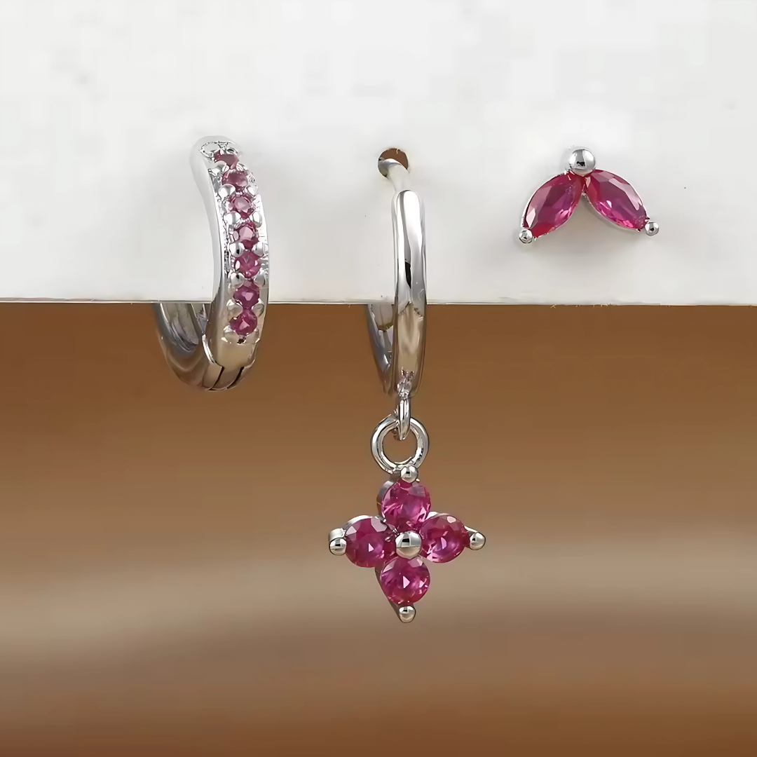 Set Cercei și Piercinguri – Versatilitate și Strălucire Subtilă