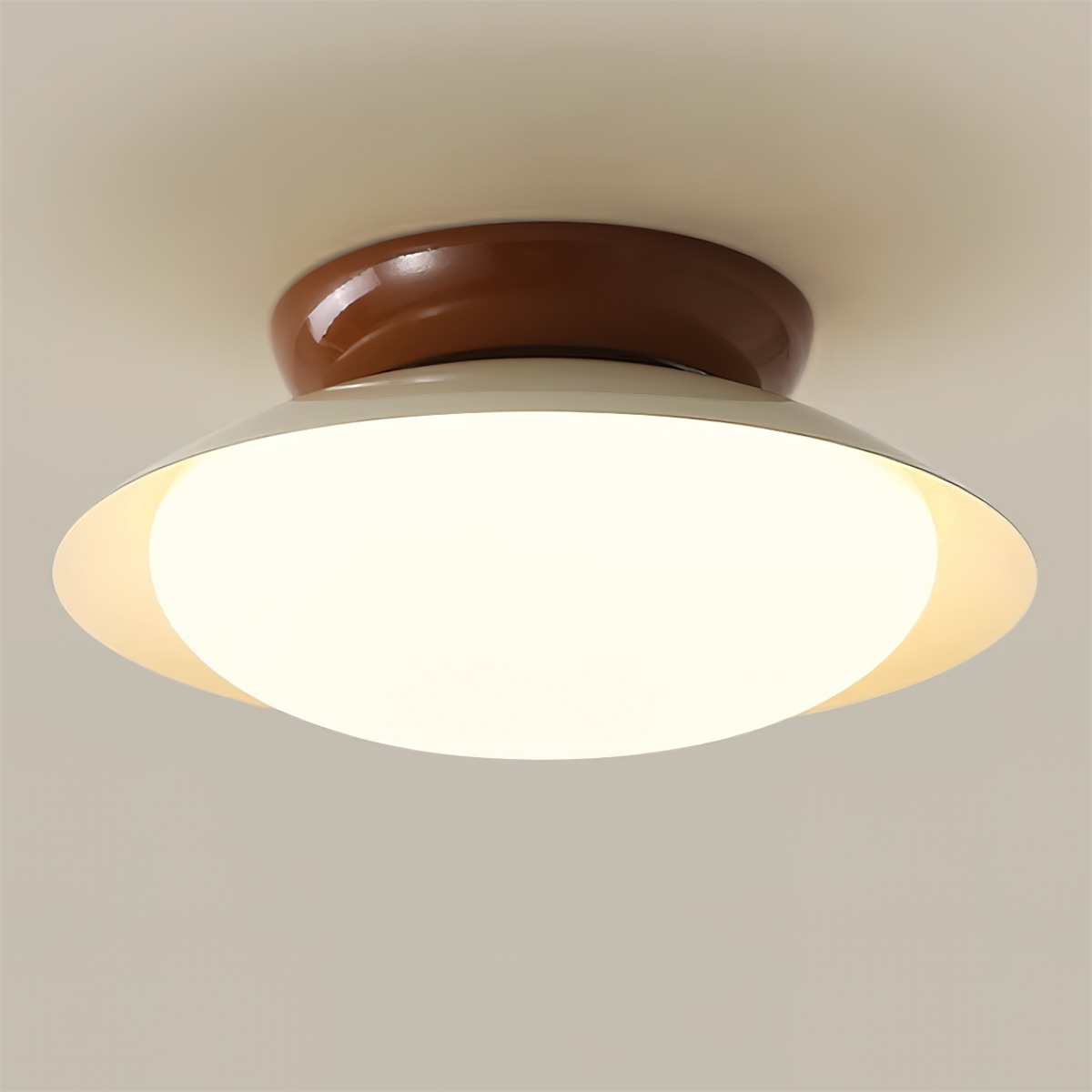 Round LED ceiling light - Natural glow & Discreet elegance