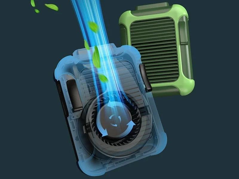 Ventilator portabil cu baterie reîncărcabilă