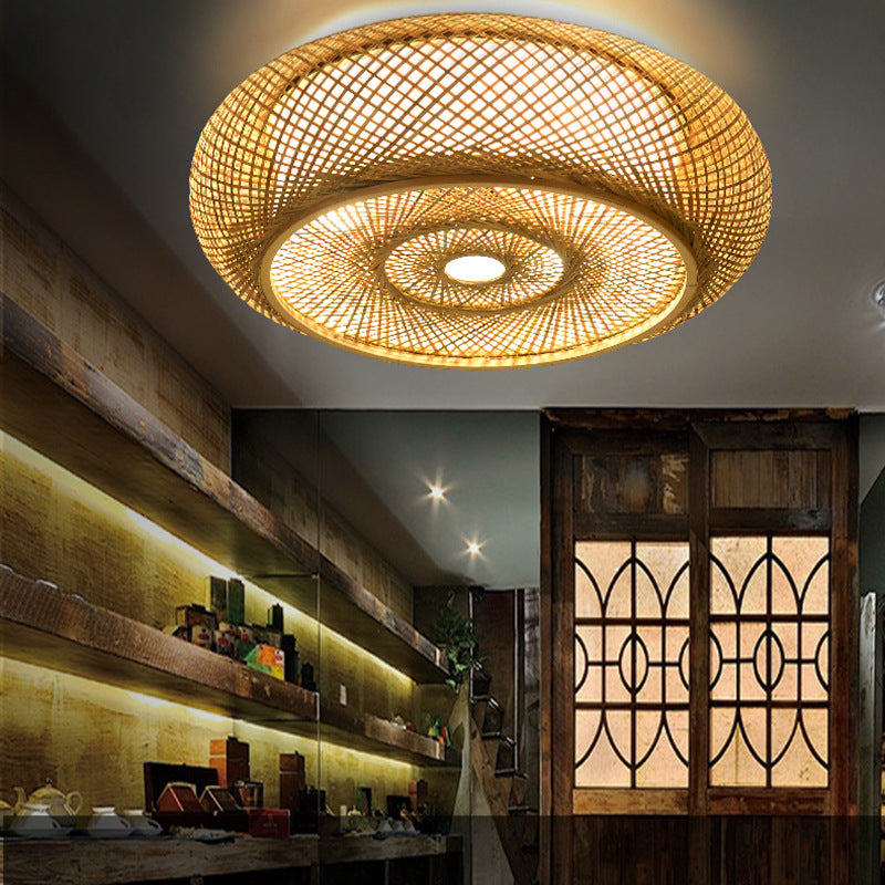 Natural Bamboo Hanging Lamp - Elegance and Authenticity