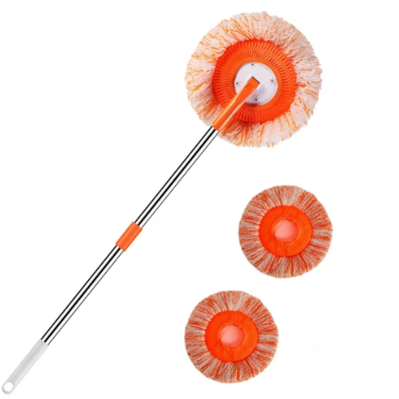 Vassoura Rotativa 360° – Limpeza Fácil e Sem Esforço