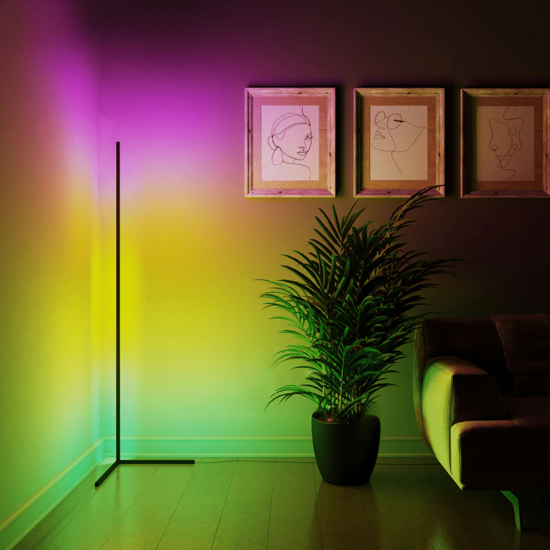 Hoek sfeerlamp - Éclat Multicolore & Atmosphère Moderne