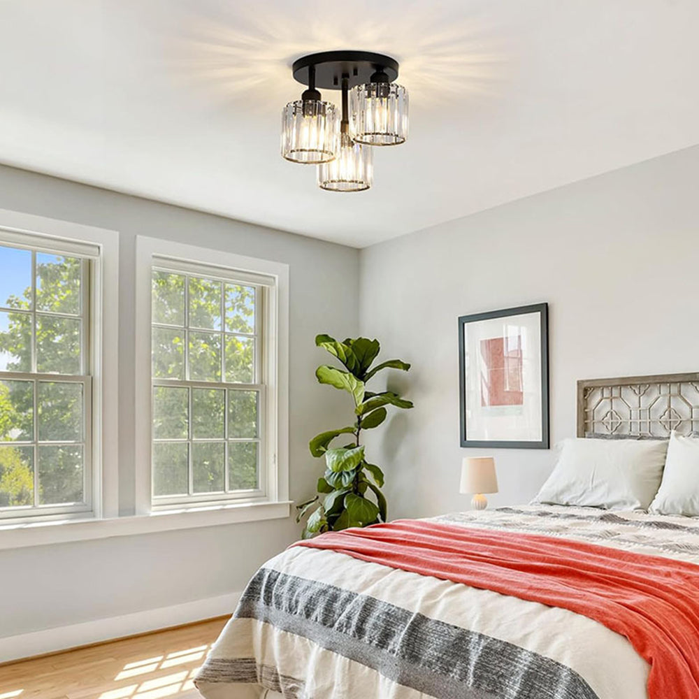 תקרת תאורה חצי שקועה - אלגנטיות מודרנית וזוהר מעודן