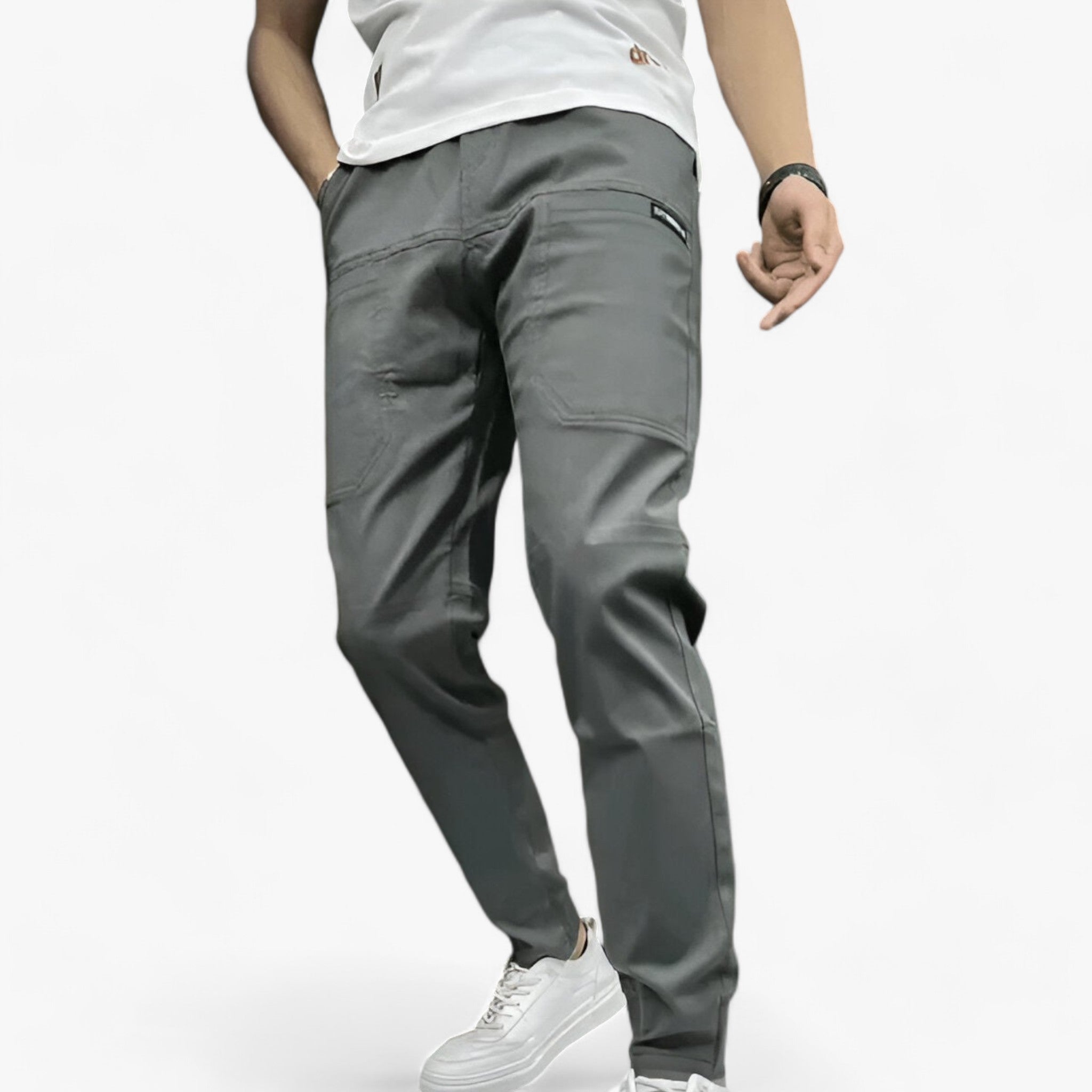 Pantalon Cargo Extensible – Polyvalent, Pratique Et Moderne