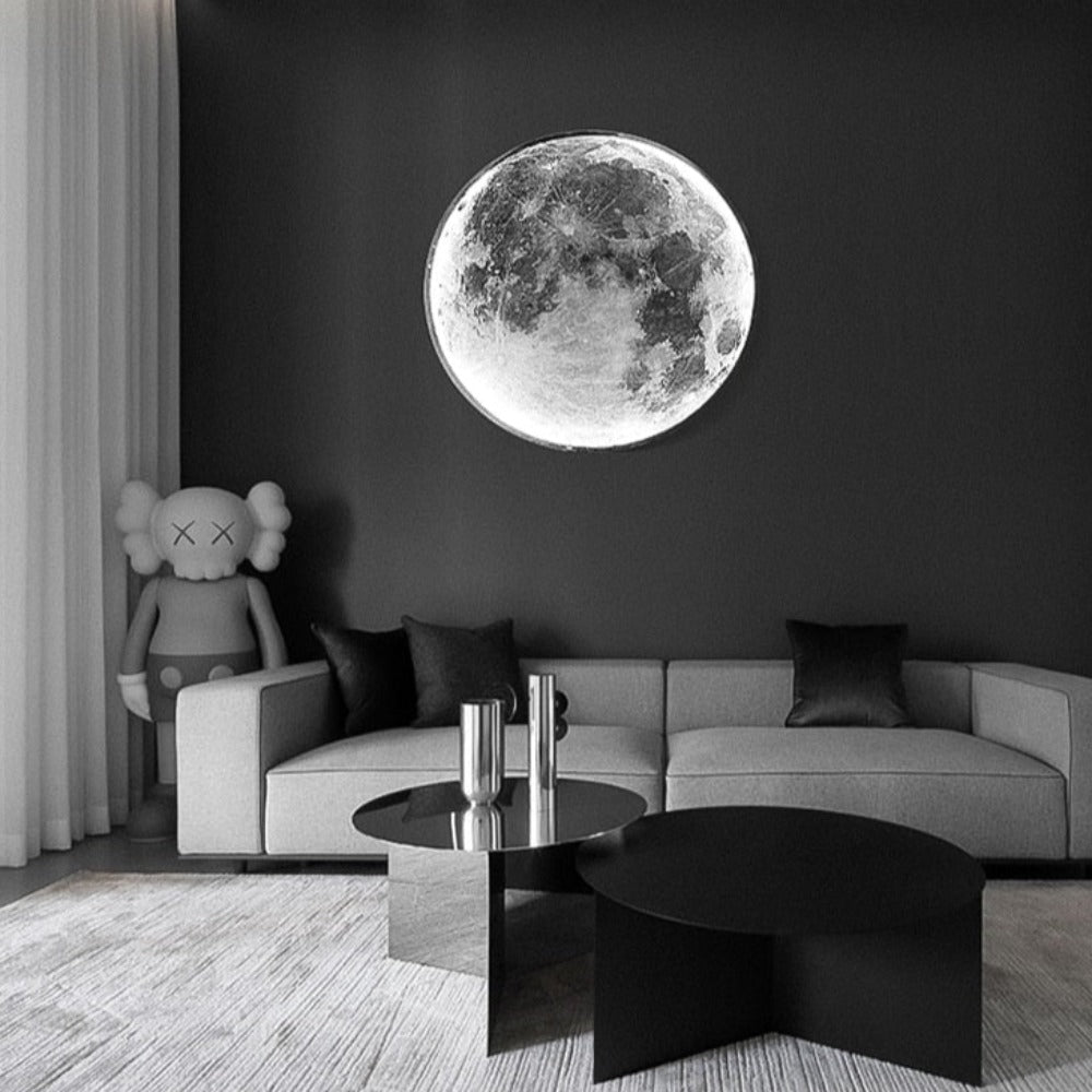 Lampada da Parete 3D LED – Luna Per Un'Atmosfera Unica