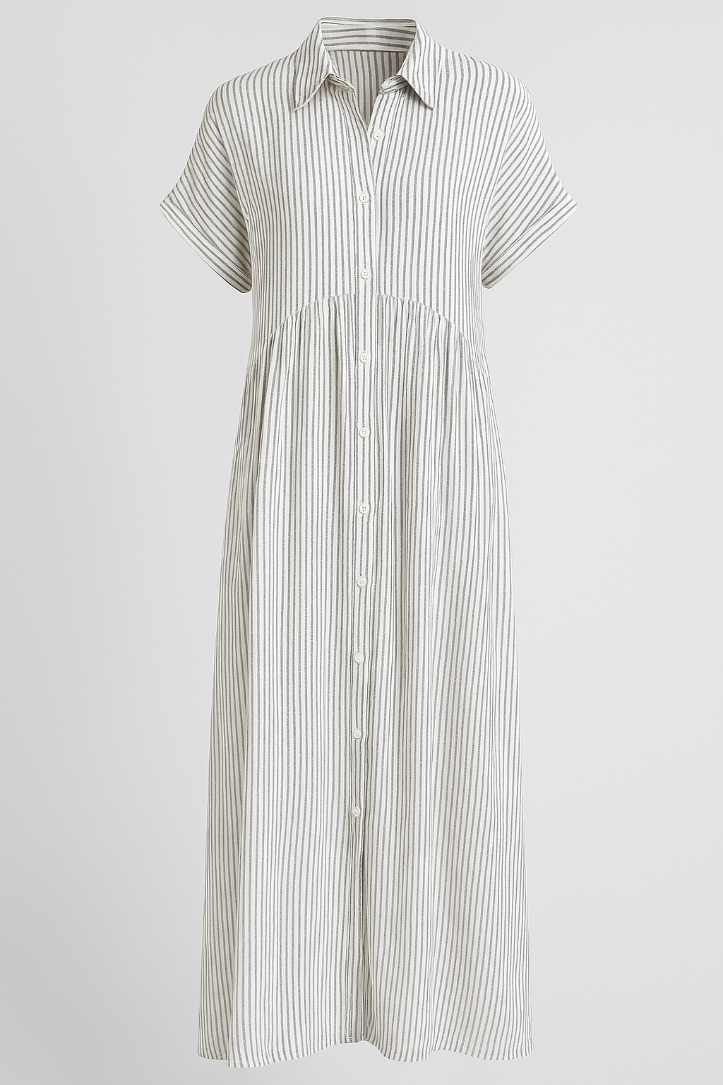 ポケット付きミディドレス - エレガントで快適、実用的なポケット付き