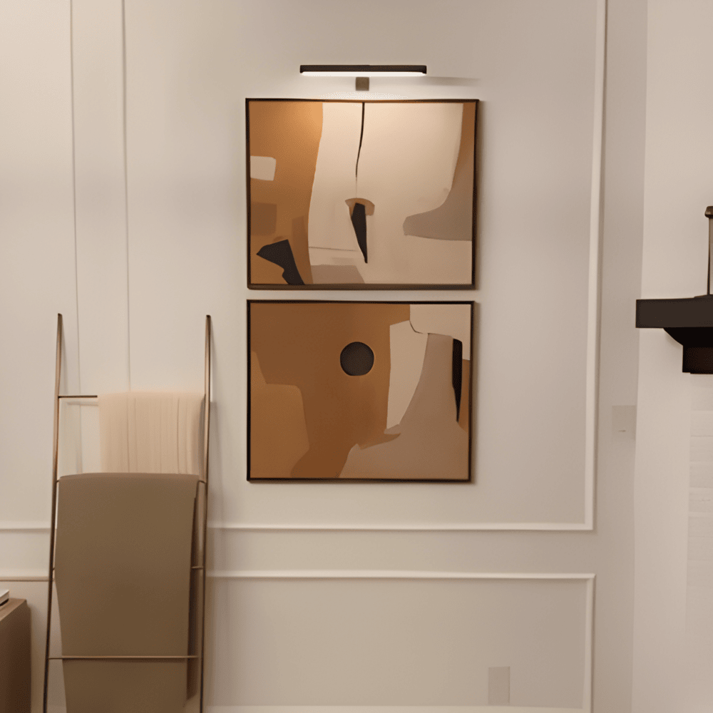 Trådlös USB-uppladdningsbar LED-vägglampa - full rotation och bekväm laddning