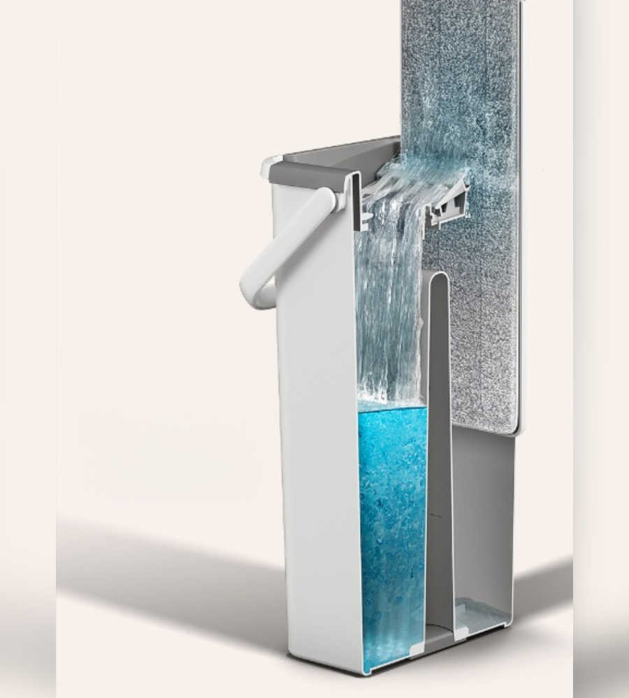 عصا تنظيف سحرية مع دلو — تنظيف سهل وسريع