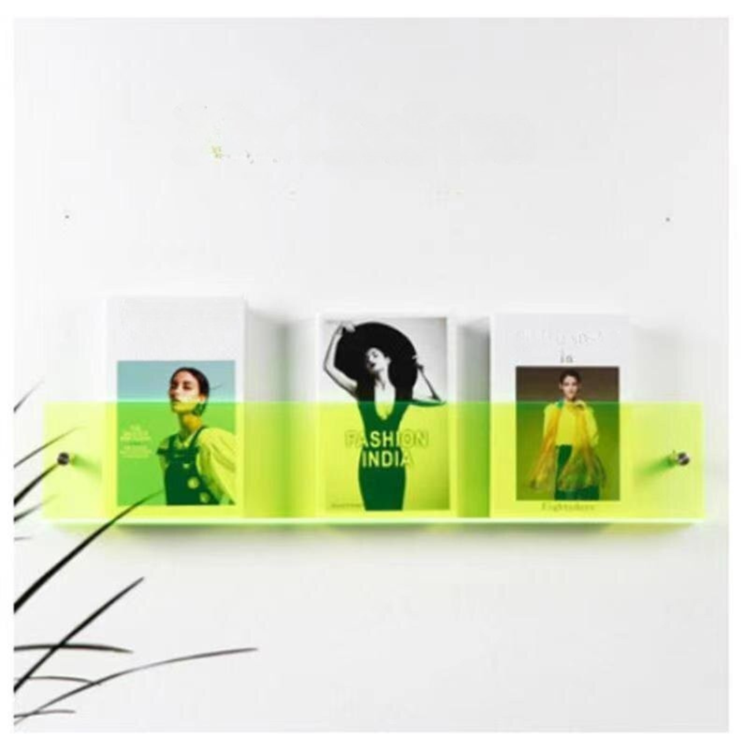 Διαφανής Ράφι Τοίχου Για Περιοδικά – Κομψός Και Σύγχρονος Σχεδιασμός