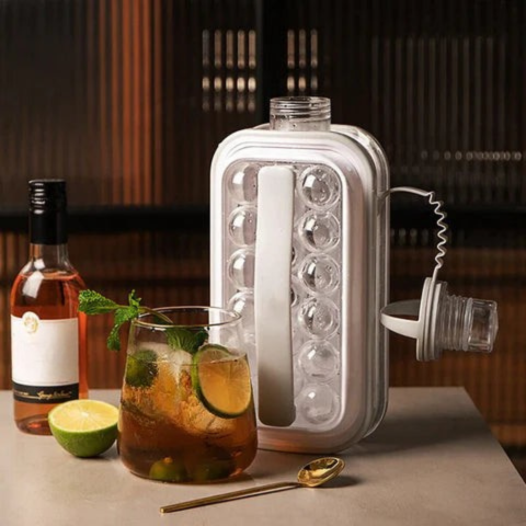 Formička na led ve tvaru koule – pro osvěžující nápoje