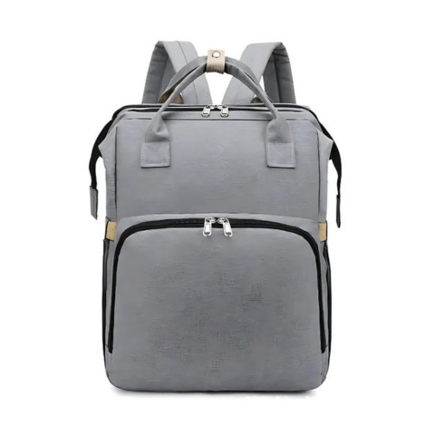 Detský cestovný batoh - sklápacie lôžko a zabudovaný úložný priestor