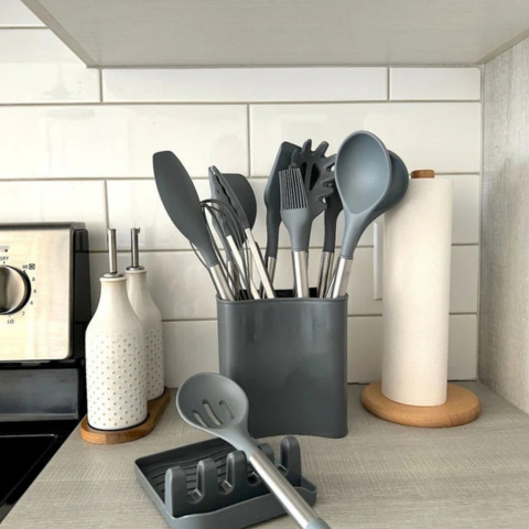 12ピースシリコーン調理器具セット-完全&快適に使用する