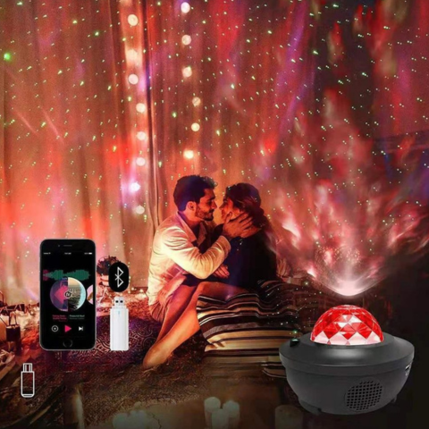 Reflektor Polaris Galaxie - kolorowe światło i całkowity relaks