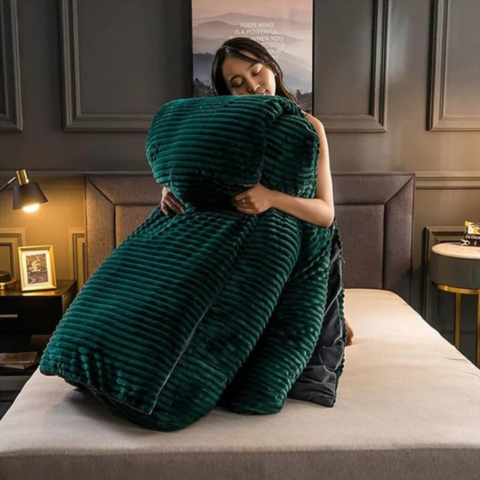 Parure De Lit 3 Pièces – Douceur Et Confort En Polaire