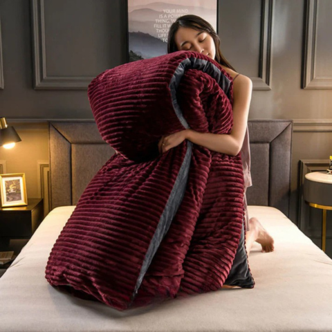 Parure De Lit 3 Pièces – Douceur Et Confort En Polaire