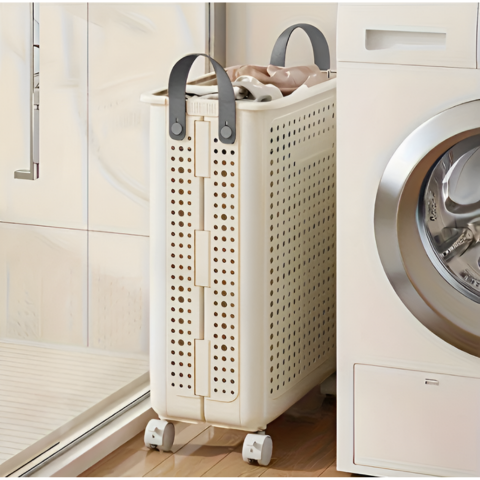 Coș Pliabil – Cu Roți Pentru O Transportare Ușoară