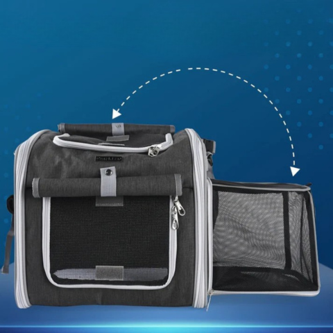 Cesto de Bicicleta Extensível para Animais – Prático e Confortável