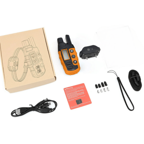 Colar de Adestramento Remoto – À Prova D'Água, Recarregável e Alcance de 1000 m