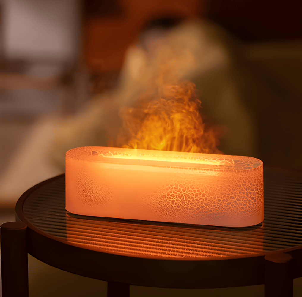 USB Aroma Diffuser med flerfarvet LED-belysning - afslappende atmosfære og let tåge