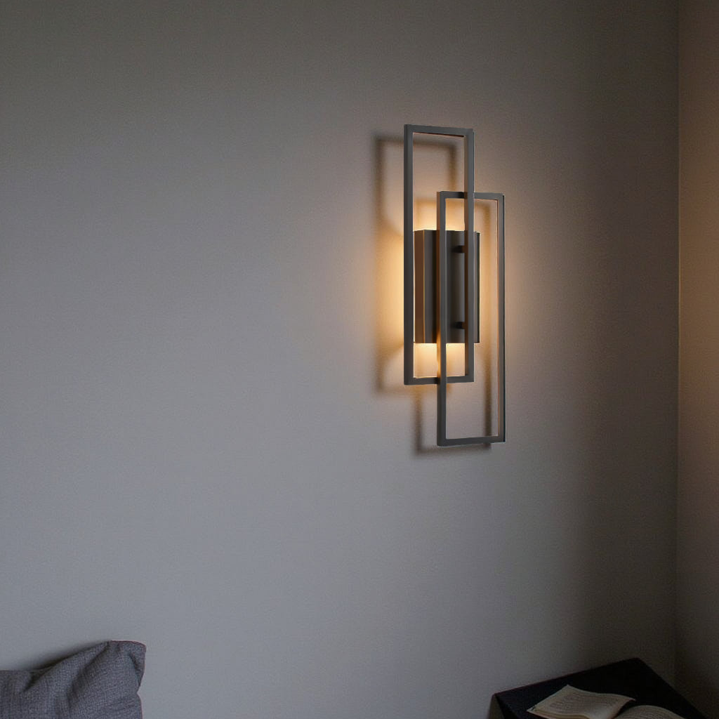 Geometric Rectangular Wall Sconce – Elegance and Modernity