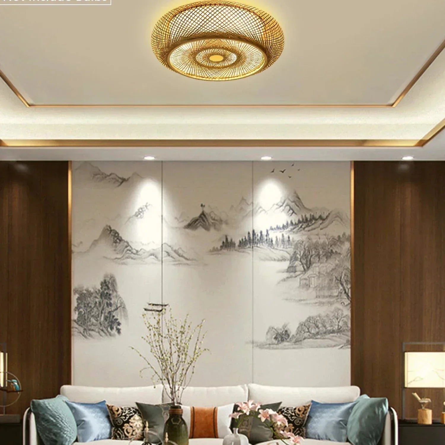 Natural Bamboo Hanging Lamp - Elegance and Authenticity