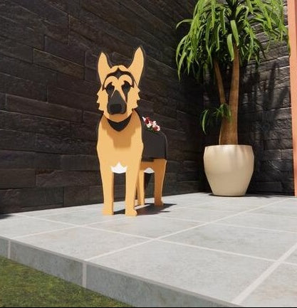 אגרטל פרחים מקורי — בצורת כלב