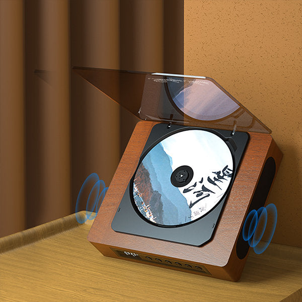 Bluetooth Retro CD-spiller med Type-C-port - overlegen tilkoblingsmuligheter og lydkvalitet