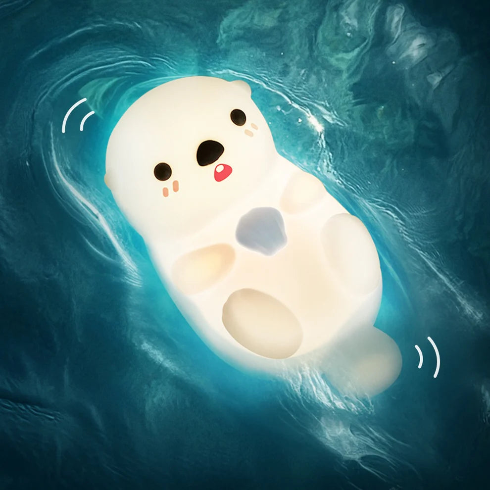 Veilleuse LED – Otarie Mignonne En Silicone Doux