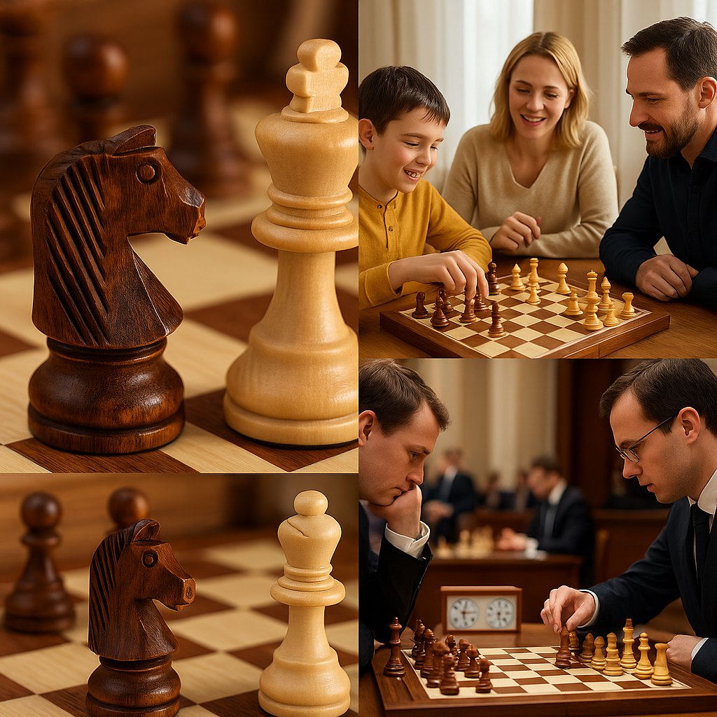 Gioco di Scacchi Classico – Artigianato Cura e Estetica Distinta 