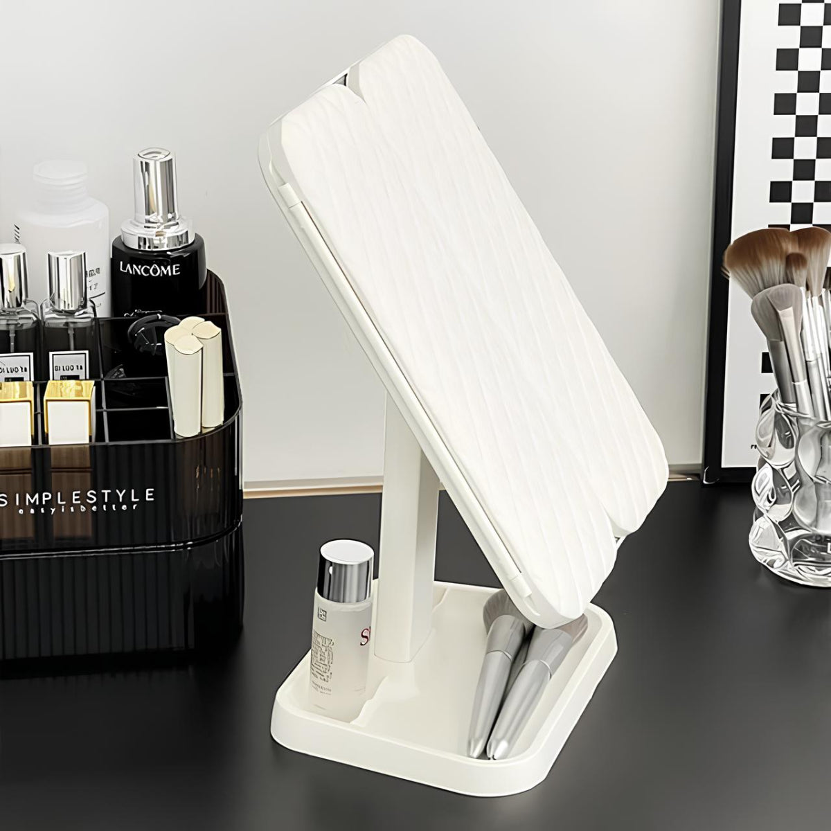 Espejo Inteligente — Iluminación LED y Pantalla Moderna 