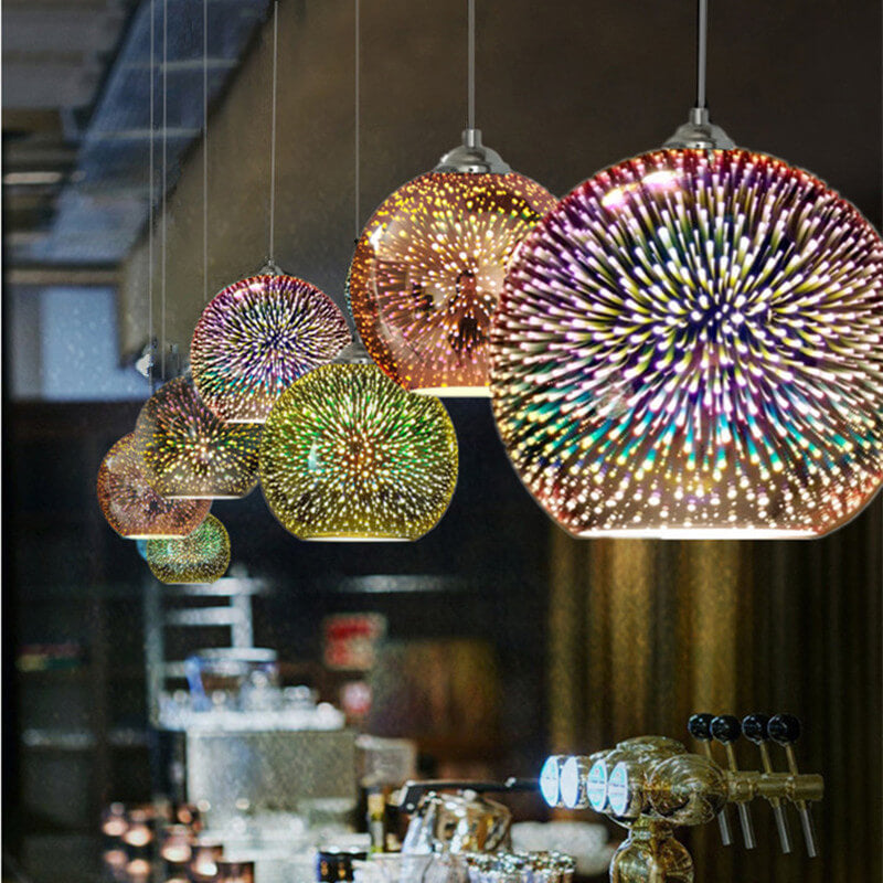 Moderne Hanglamp Vuurwerk Effect – Visuele Glans En Trendy Ontwerp 