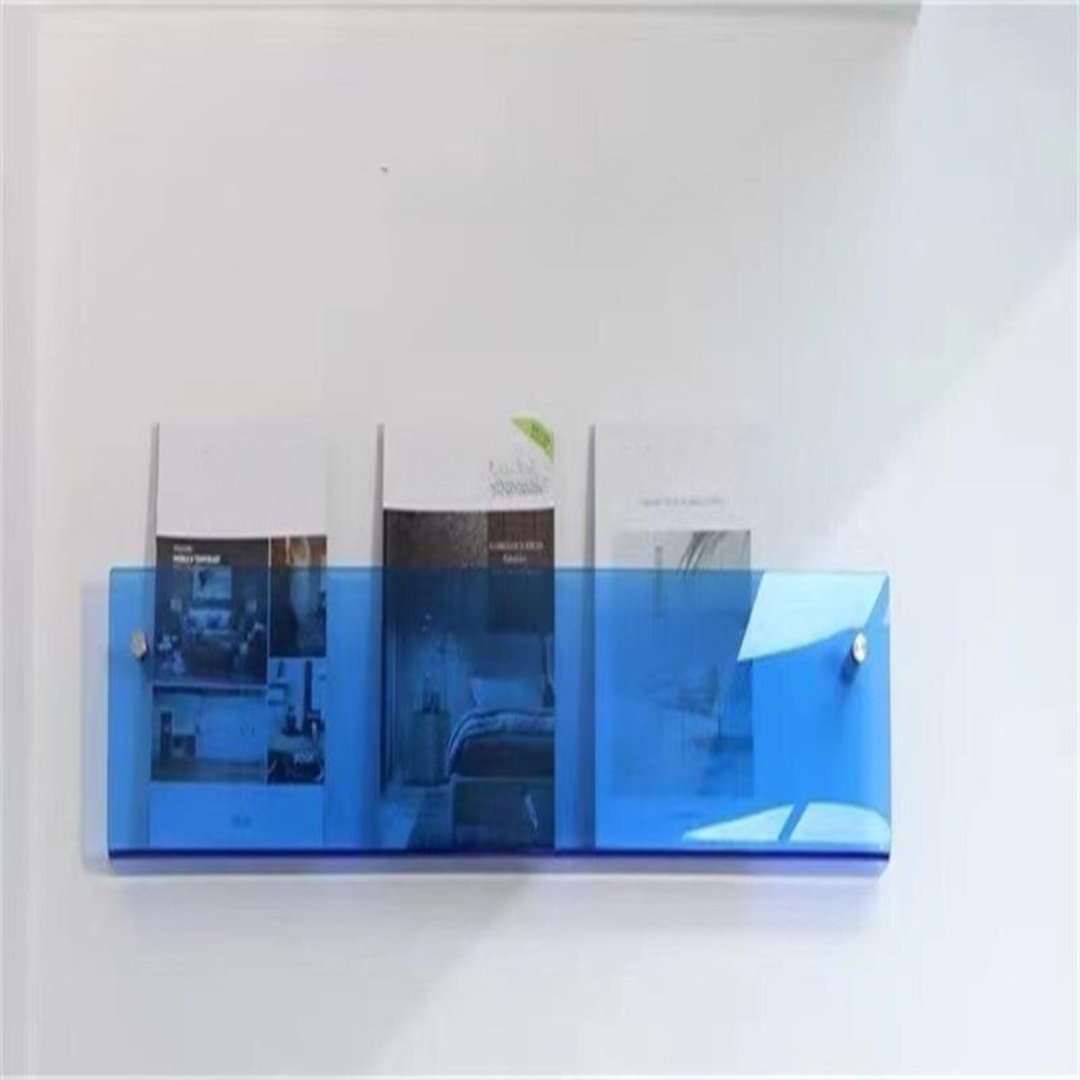 Διαφανής Ράφι Τοίχου Για Περιοδικά – Κομψός Και Σύγχρονος Σχεδιασμός 