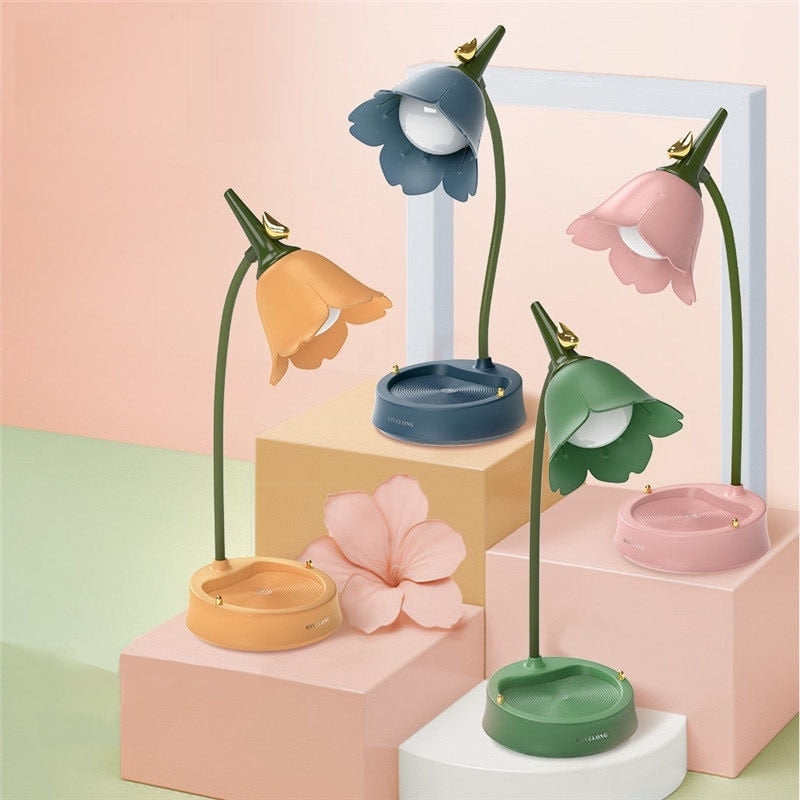 Lámpara de Escritorio Flor – Elegancia y Luz Suave 