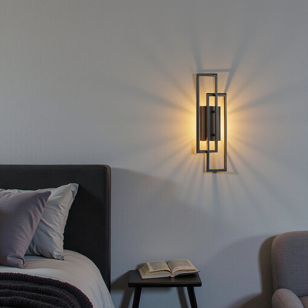 Geometric Rectangular Wall Sconce – Elegance and Modernity 