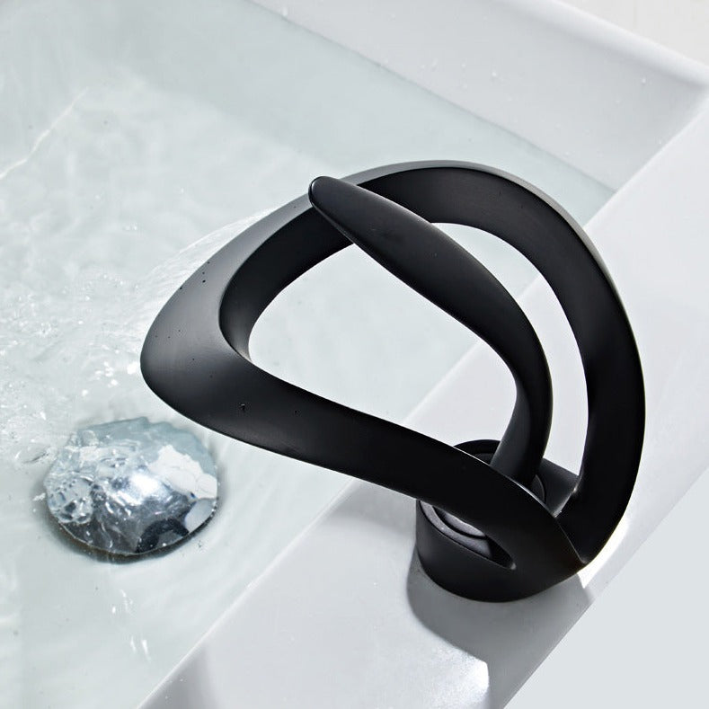 Modern Bathroom Faucet – Curved and Elegant Design 