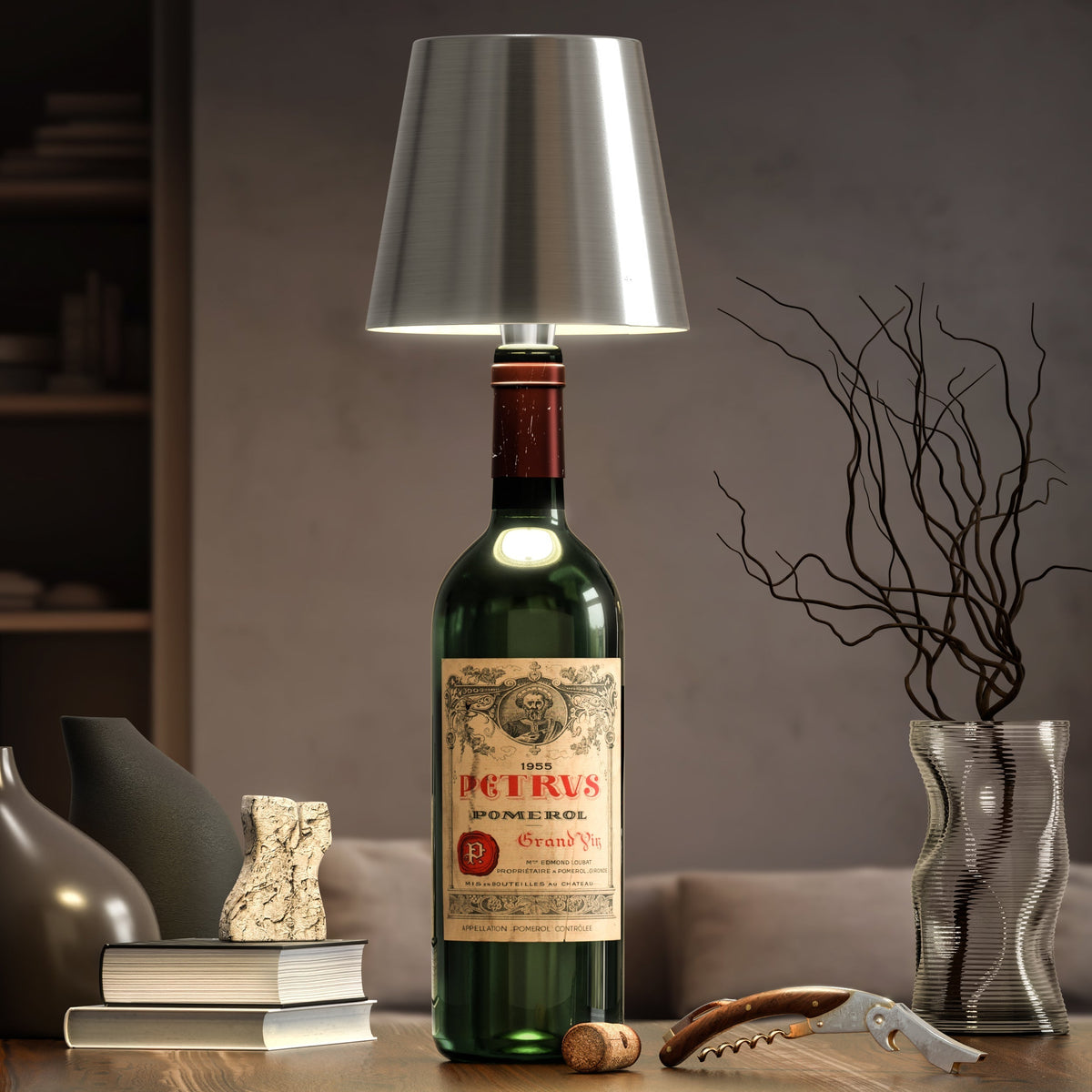 Nabíjecí LED lampa – Přeměňte své lahve na svítidla 