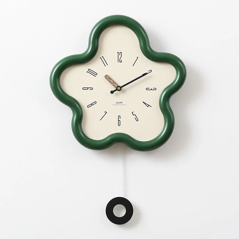 Reloj de Pared Reloj de Flores 3D – Elegancia Decorativa y Estilo Moderno 