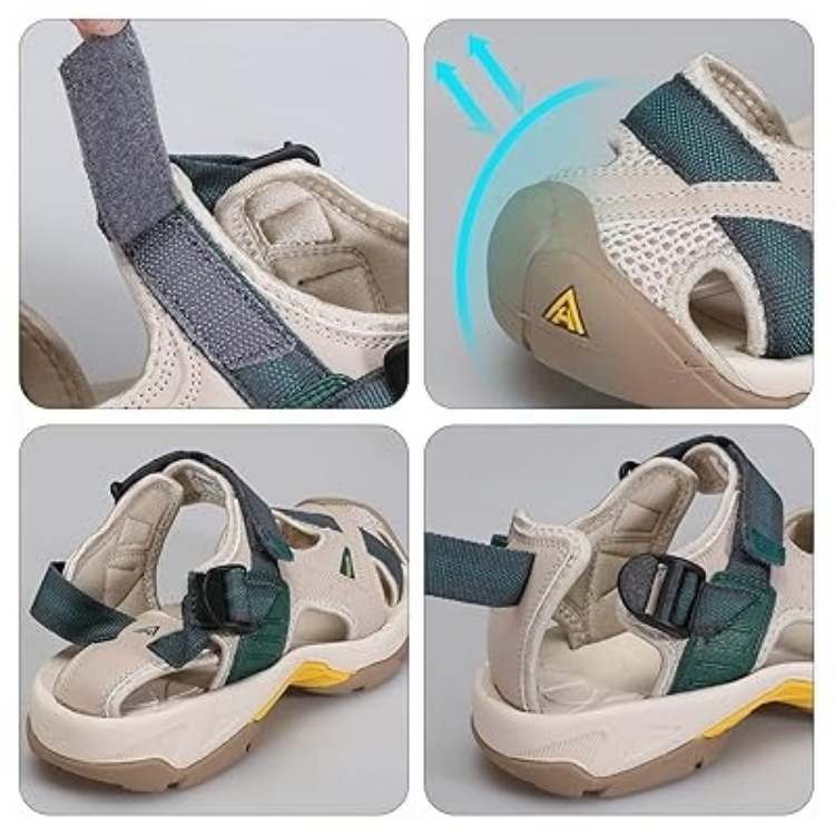 Lucienne | Sandalias de Senderismo – Confort y Adherencia Todo Terreno 