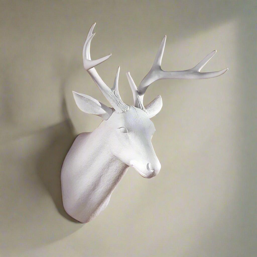 マットな壁の彫刻 鹿 - 現代スタイル 