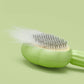 Animal hairs cleansing brush