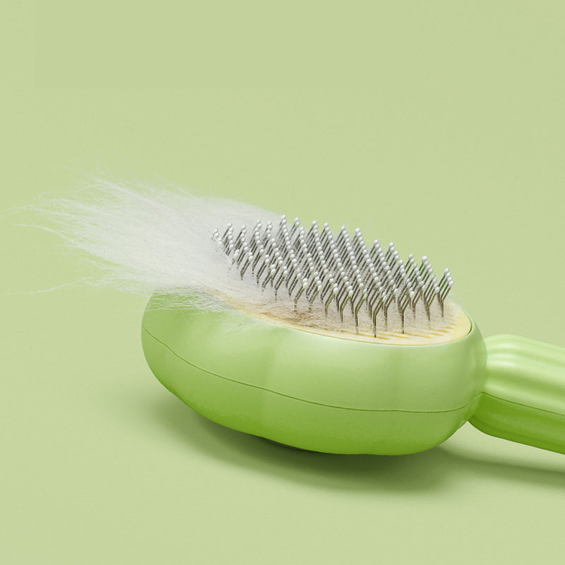 Animal hairs cleansing brush