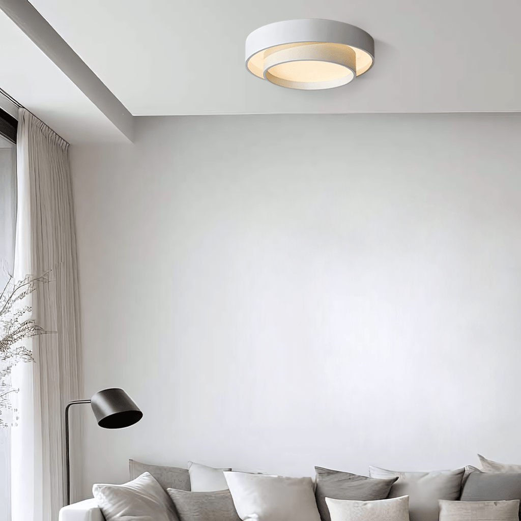 LED-taklampa Disk – Ljus och visuell komfort 