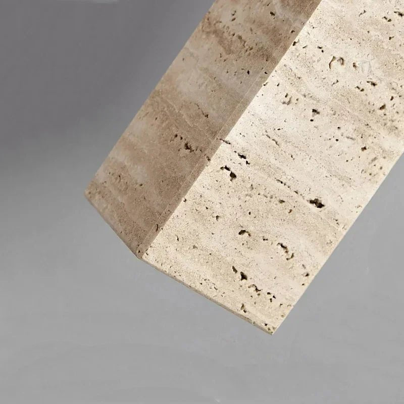 Hanging Lamp in Natural Stone – Elegance and Authenticity 