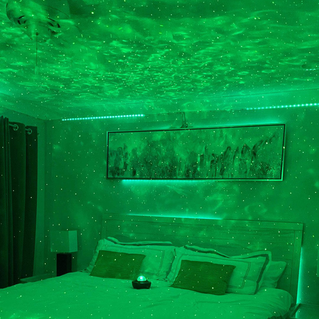 Projecteur De Lumière Galaxie — Décoration Lumineuse Et Apaisante