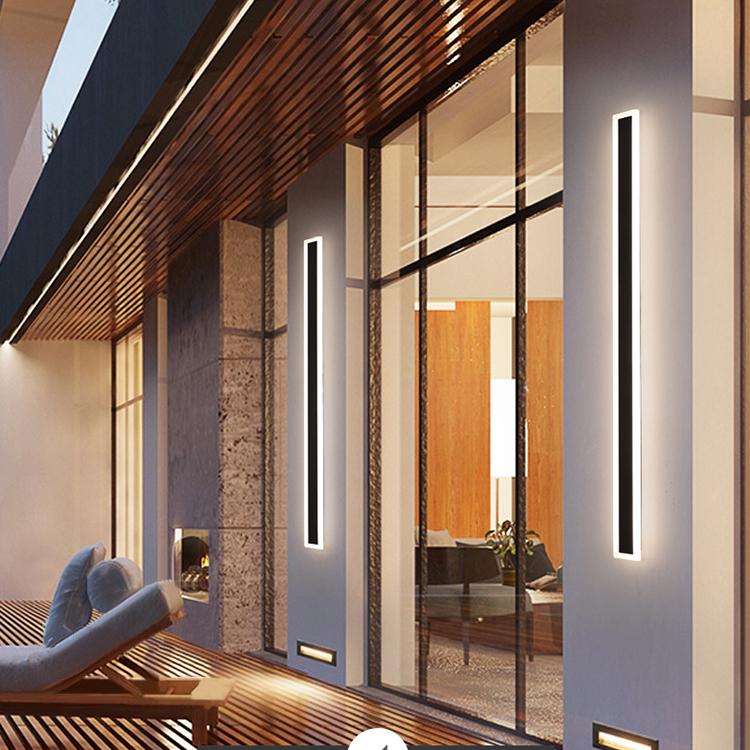 مصباح جداري خارجي حديث - مثالي للحديقة أو الواجهة 