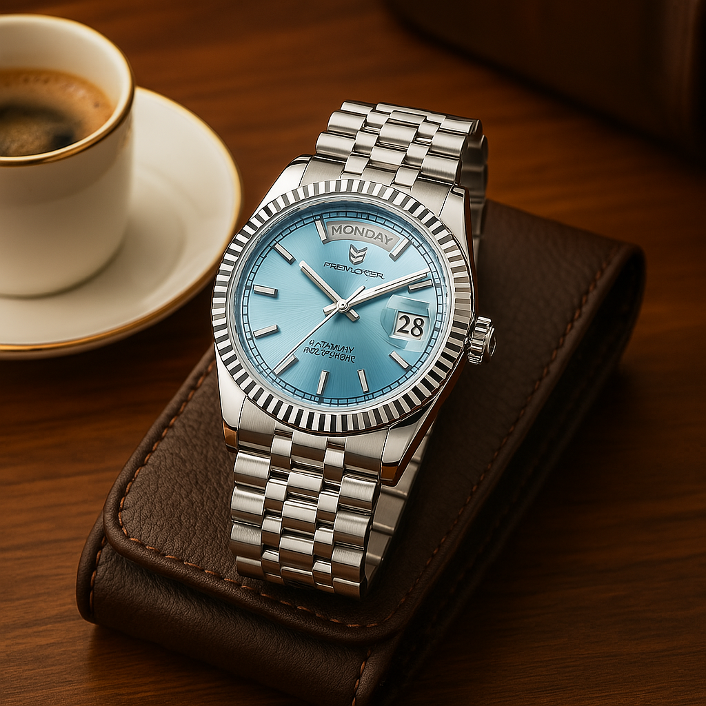 Boris | Reloj Elegante – Movimiento Automático y Display de la Fecha 