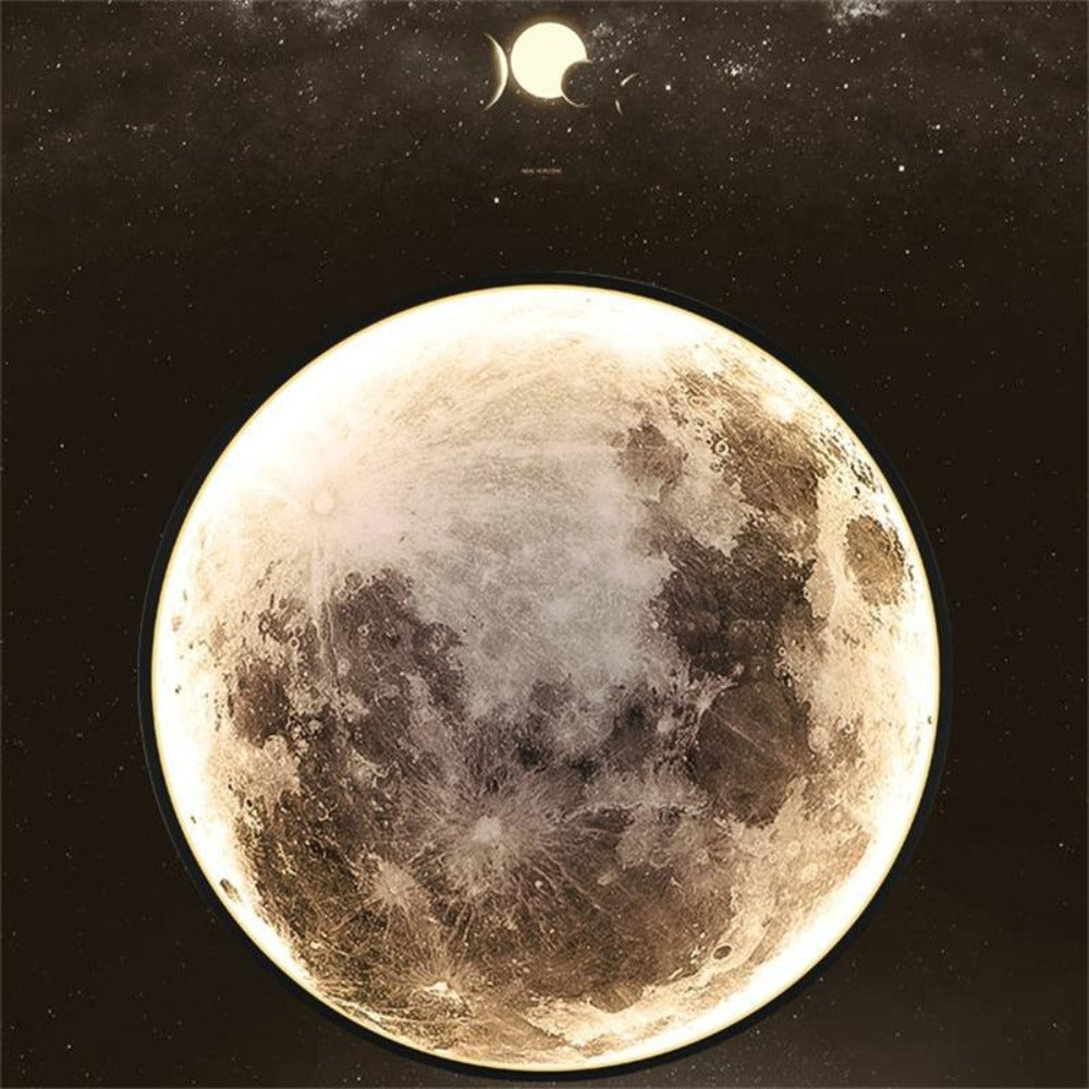 Lampada da Parete 3D LED – Luna Per Un'Atmosfera Unica 