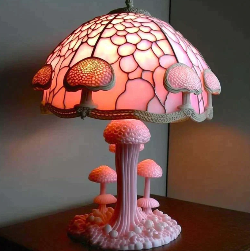 Lysestake i glassmaleri – Mykt lys og varm atmosfære 