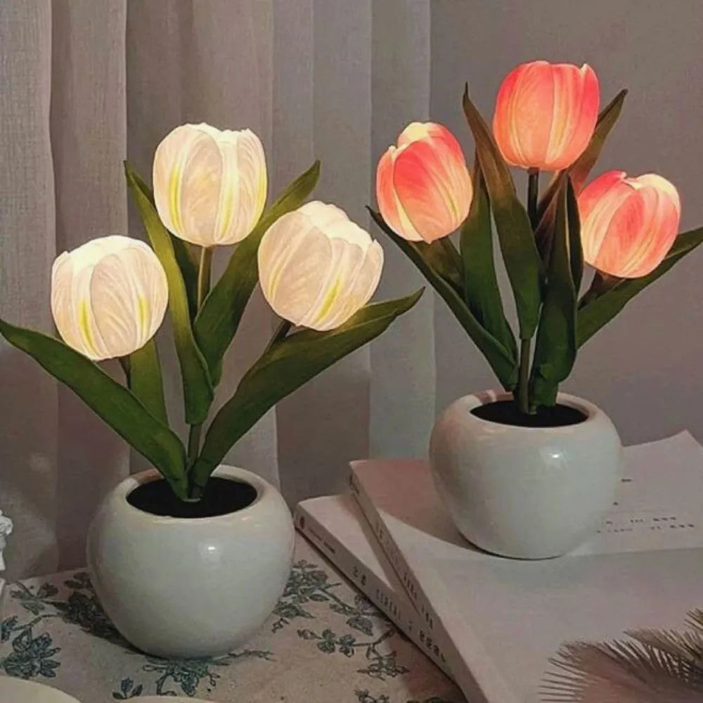 Dekorativ Lampa Tulpan – Varm och Raffinerad Atmosfär 
