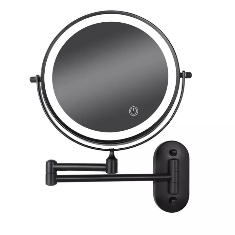 Makeup Spejl – LED-belysning, Forstørrelseseffekt Og Trådløs 